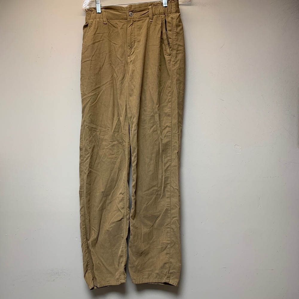 American Eagle Corduroy Pants Womens 10 Regular Tan‎ Excellent Straight Leg Cott